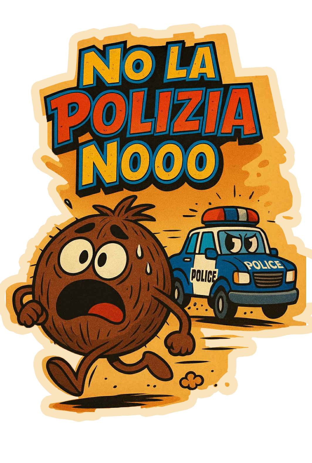 “No la polizia”