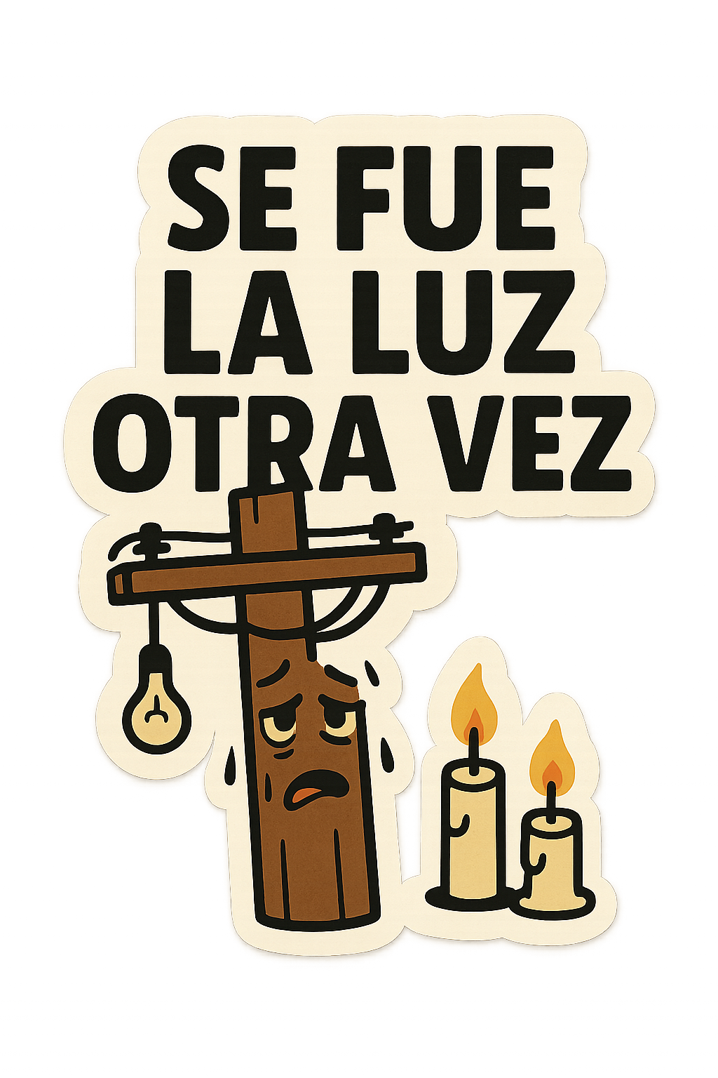 “Se fue la luz”